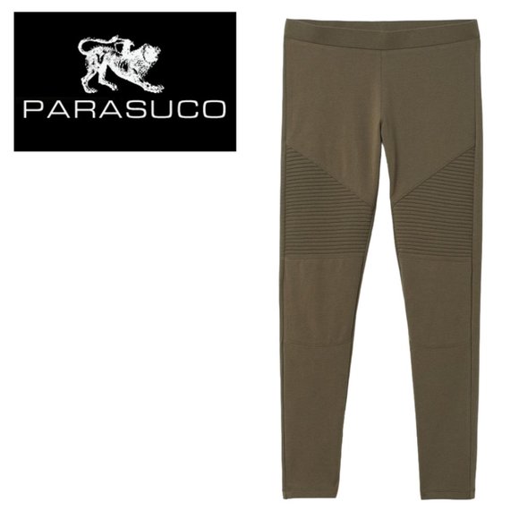 Parasuco Moto Leggings in Dark Tan - Size XS - Picture 1 of 6